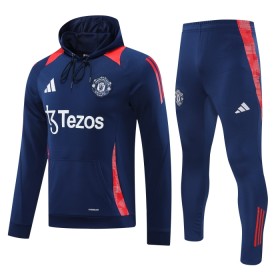 Manchester United Hoodie Trænings Sweatshirt 2024-25